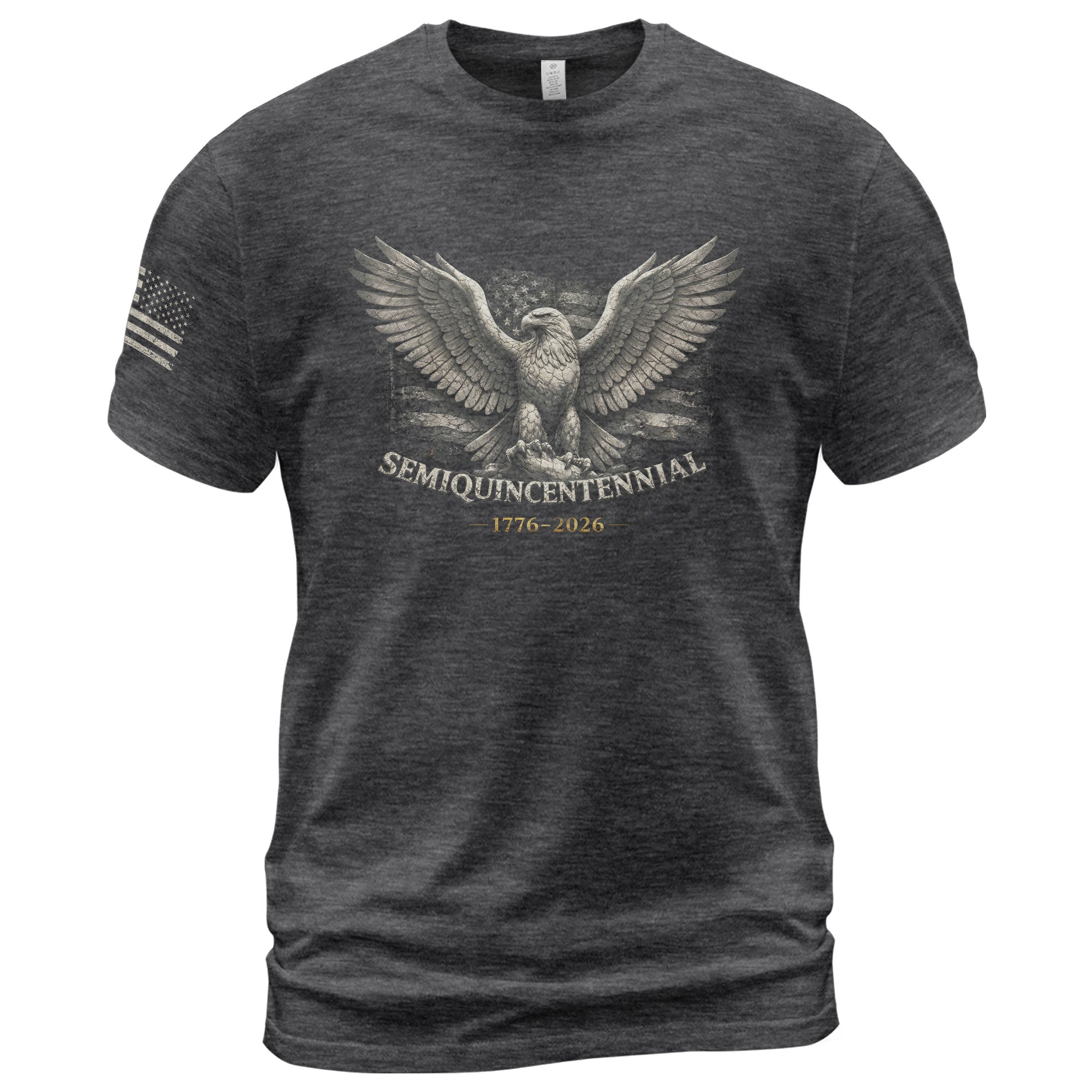 America 250th Anniversary T-Shirt 1776-2026 USA Eagle Flag Tee