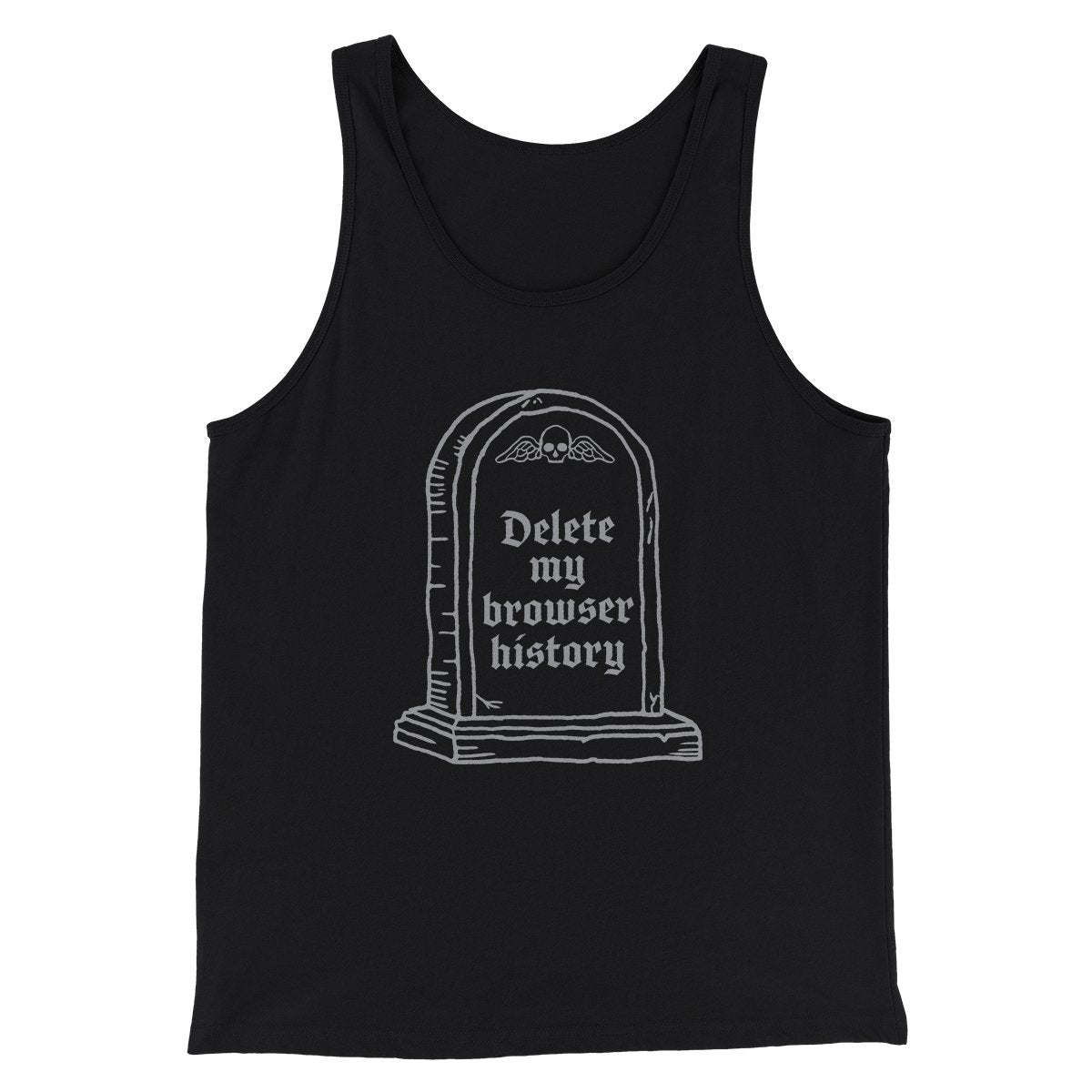 Delete My Browser History Men/Unisex Tank Top