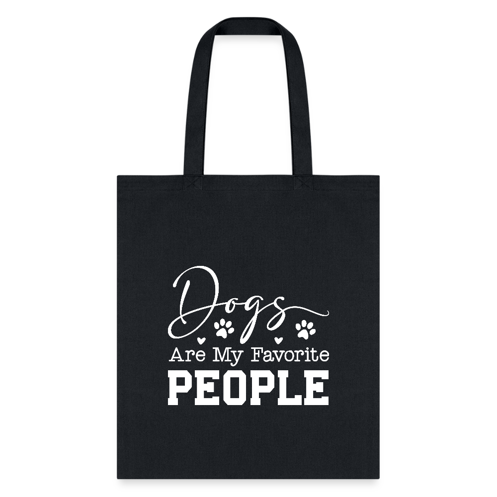 Dogs Are My Favorite People Cotton Tote Bag - Vet Tech Veterinary Gift