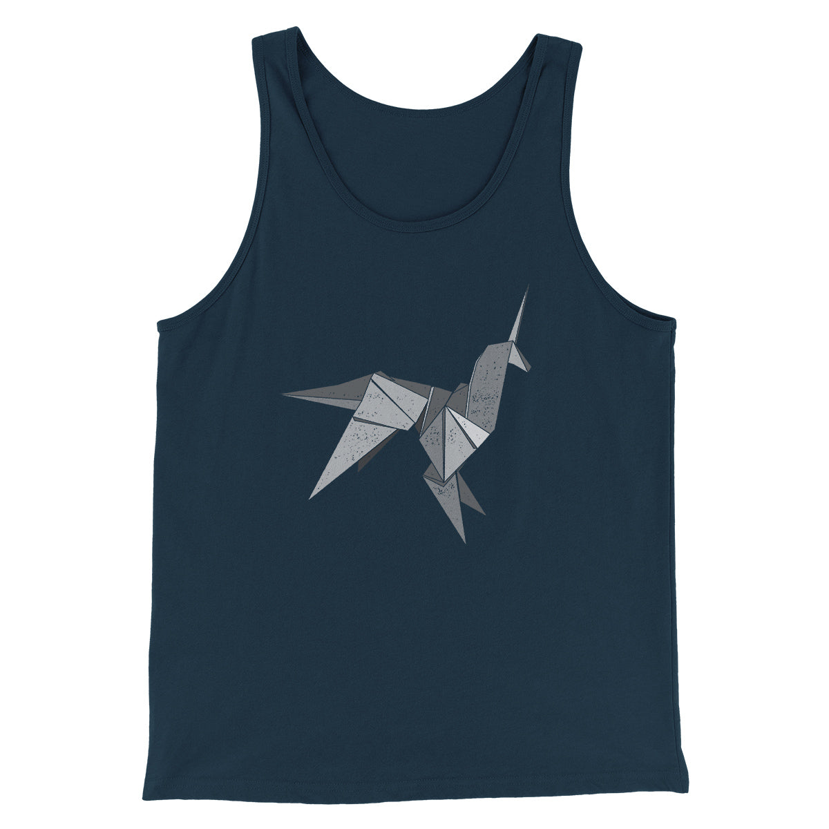Origami Unicorn Funny Movie Men/Unisex Tank Top