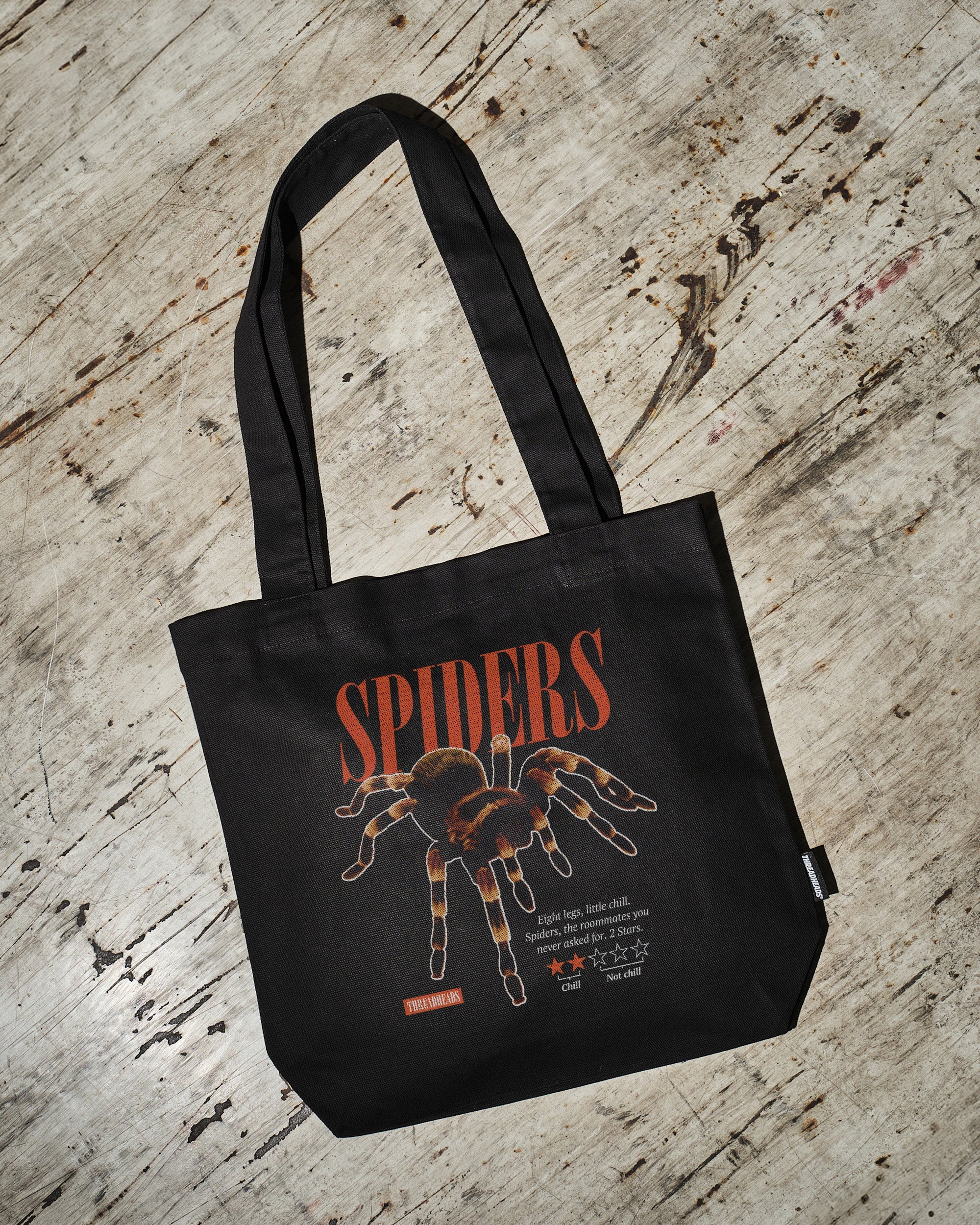 Spiders: A Review Tote Bag - Premium 100% Cotton Canvas