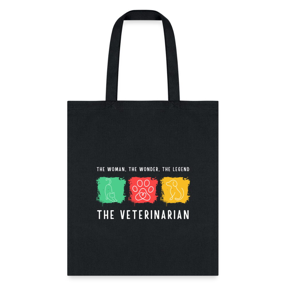 Veterinarian Cotton Tote Bag - Woman Wonder Legend Design