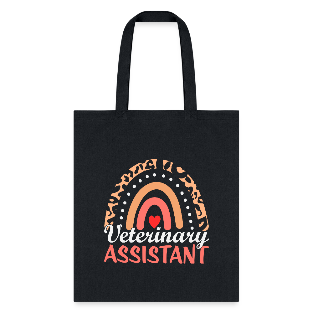 Veterinary Assistant Heart Cotton Tote Bag
