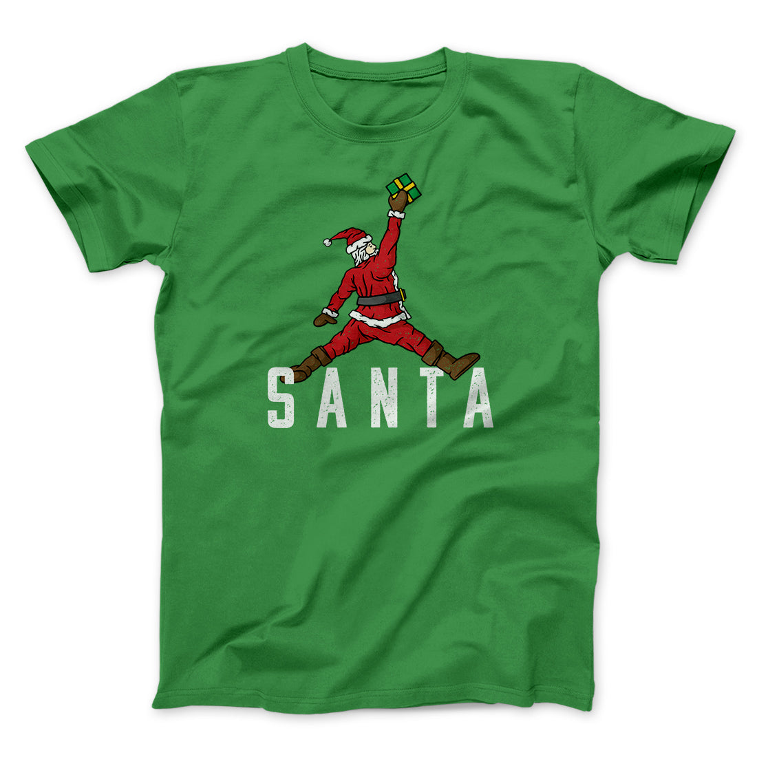 Air Santa Men/Unisex T-Shirt - Soft Combed Cotton Crew Neck Tee