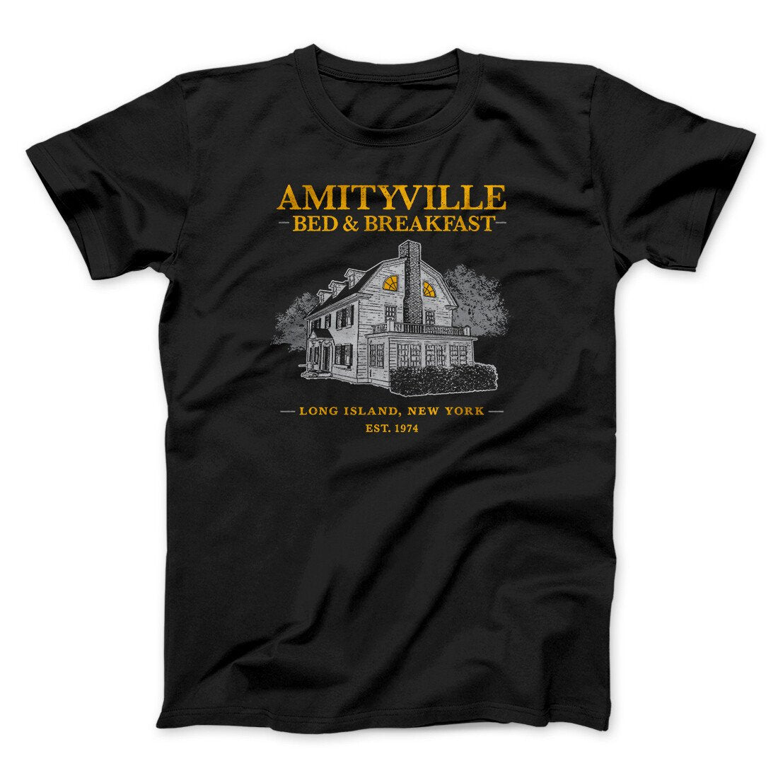 Amityville Bed And Breakfast Funny Movie Unisex T-Shirt - Soft Cotton Crew Neck Tee