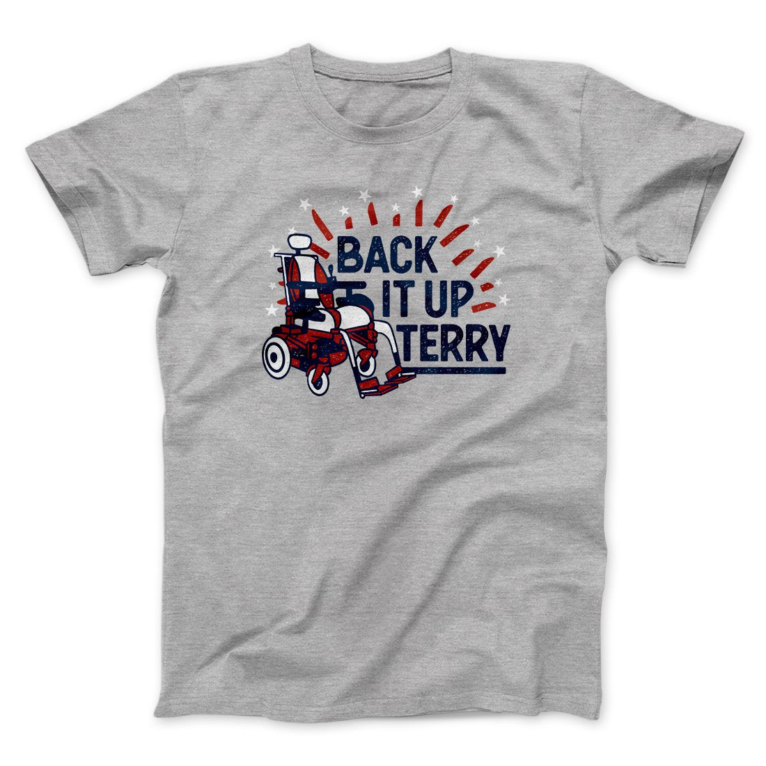 Back It Up Terry Men/Unisex T-Shirt - Soft Combed Cotton Crew Neck Tee