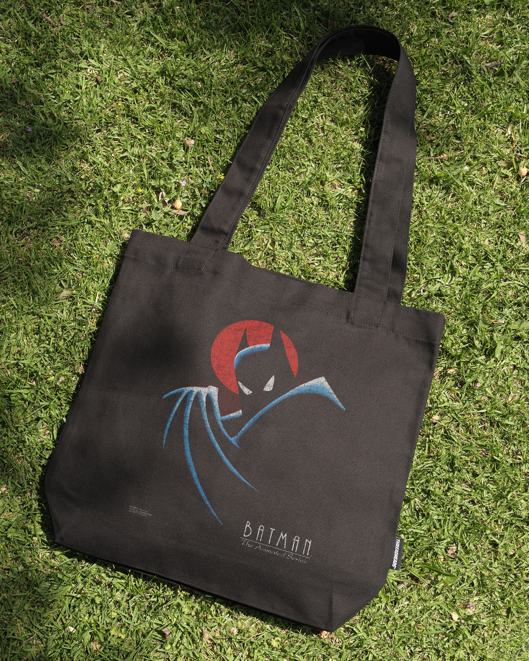 Batman The Animated Series Logo Tote Bag - 100% Cotton Canvas