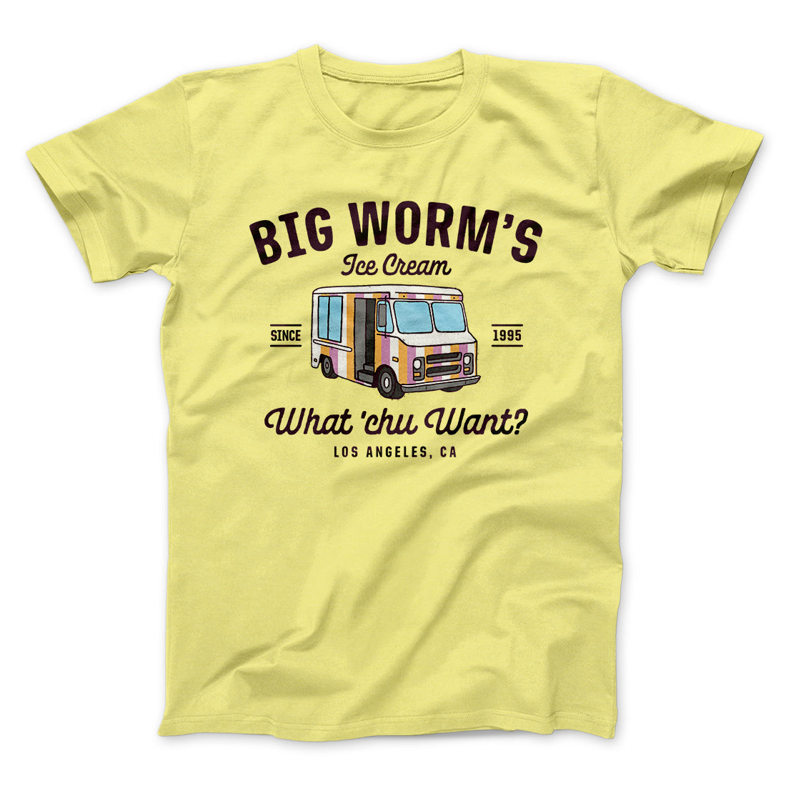Big Worm's Ice Cream Funny Movie Unisex T-Shirt - Soft Cotton Crew Neck Tee