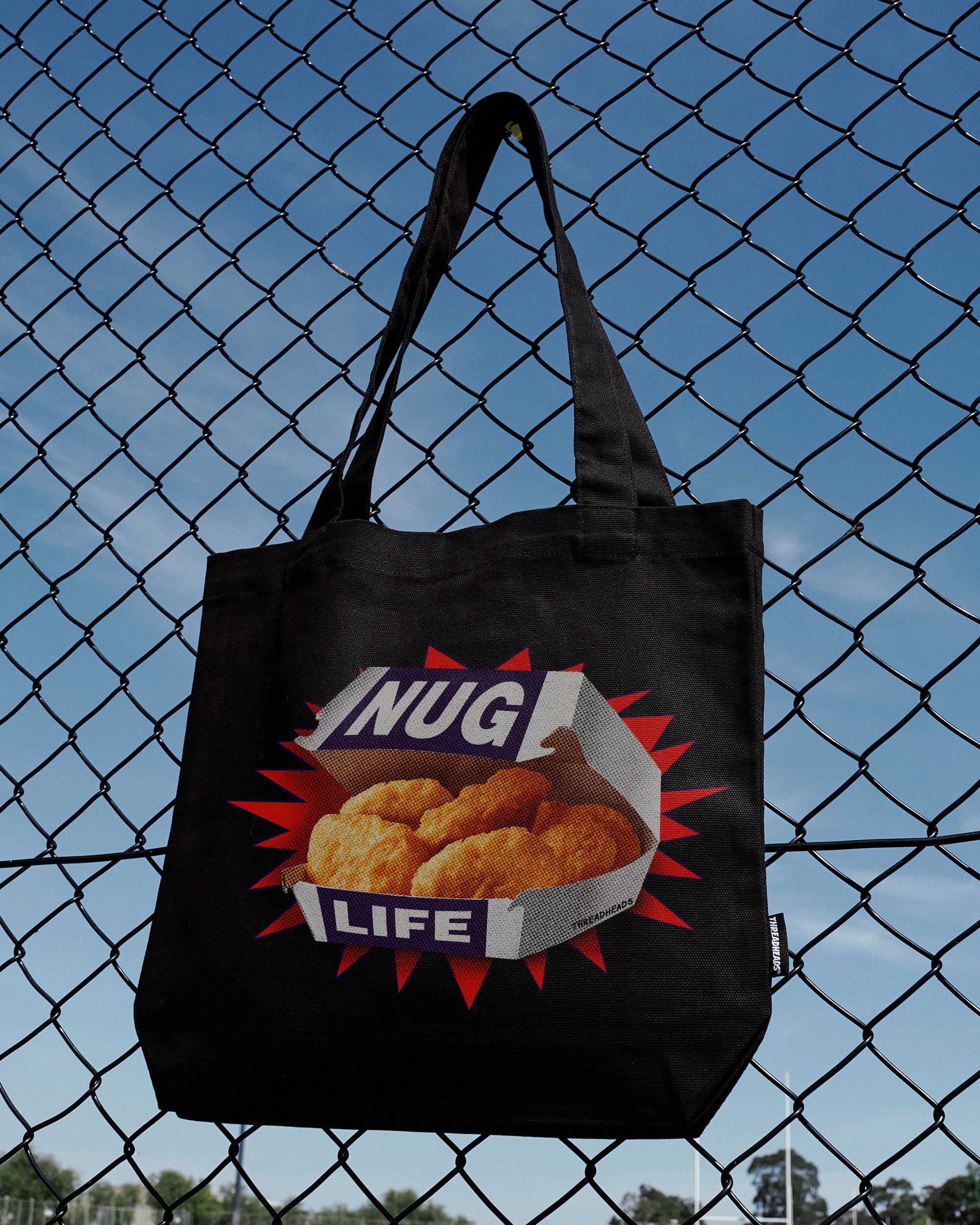 Nug Life Tote Bag - Premium 100% Cotton Canvas with Reinforced Straps