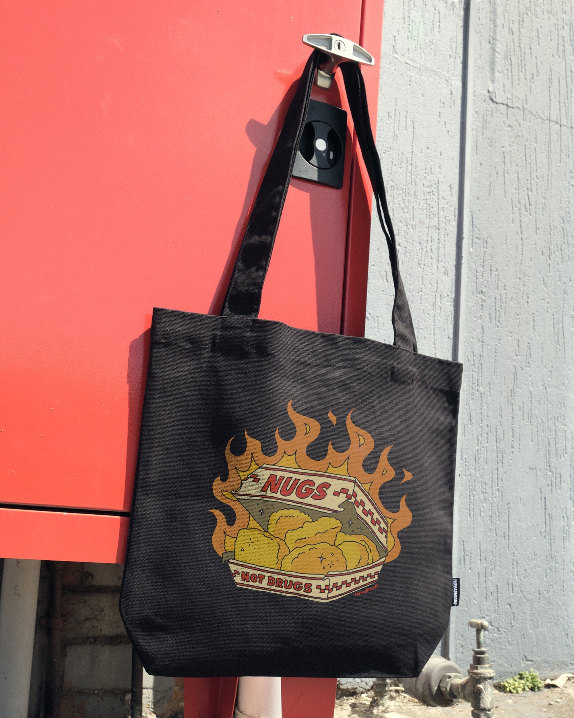 Nugs Not Drugs Tote Bag - Premium 100% Cotton Canvas