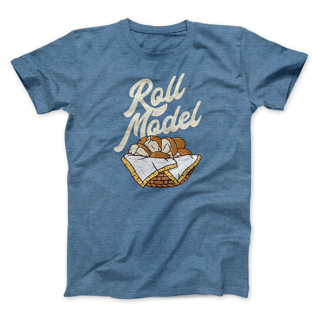 Roll Model Funny Thanksgiving T-Shirt Unisex Cotton Crew Neck Tee