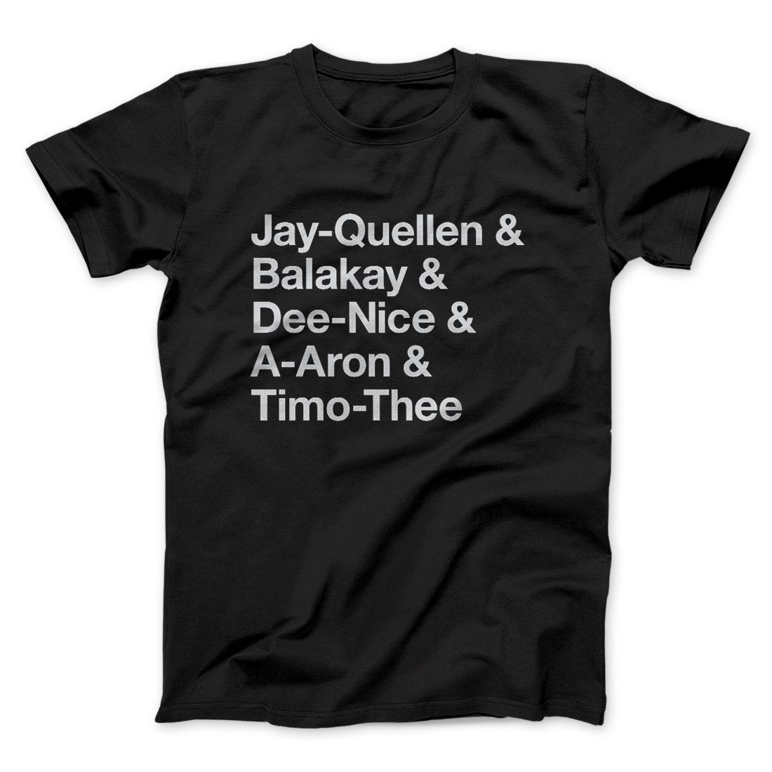Substitute Teacher Names Men Unisex T-Shirt - Soft Cotton Crew Neck Tee