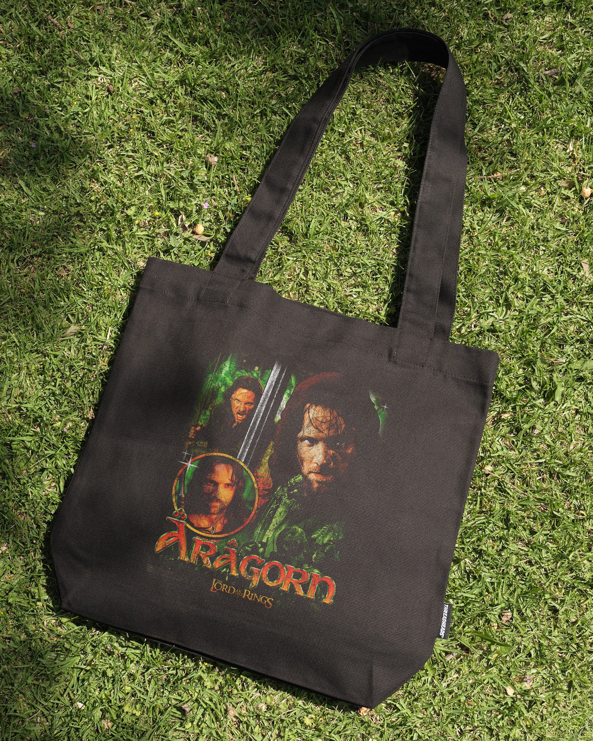 Vintage Aragorn Tote Bag - Lord of the Rings 100% Cotton Canvas
